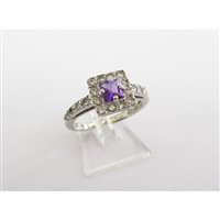 Ring Damiata Gioielli Woman in White Gold Zircone 658/102/4-D199 - 658/102/4-D199